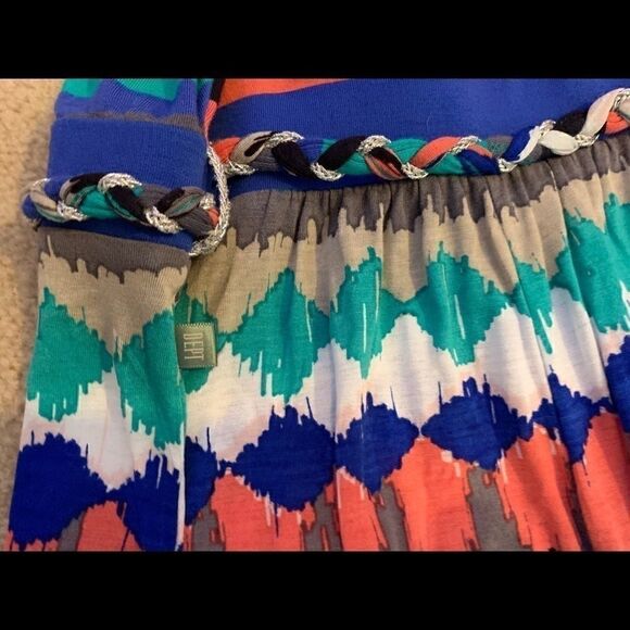 Dept, Dress Sleeveless Eclectic Ikat Print NWT Lrg - Picture 6 of 8